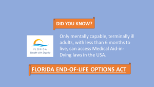 Facebook post for Florida End-of-Life Options Act